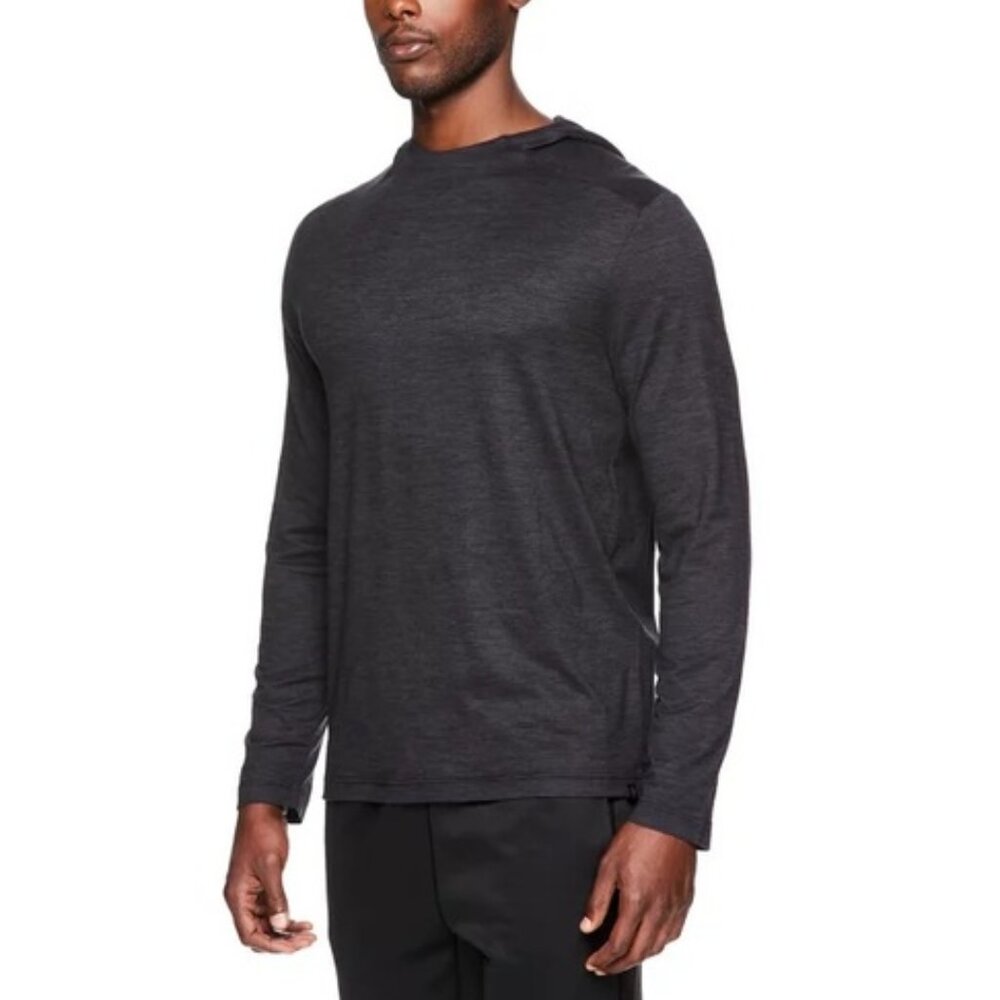 Gaiam Dark Gray Everyday Basic Space Dye Hoodie M
